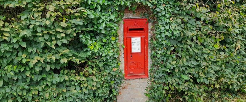 George V letterbox Green Lane Prestwood