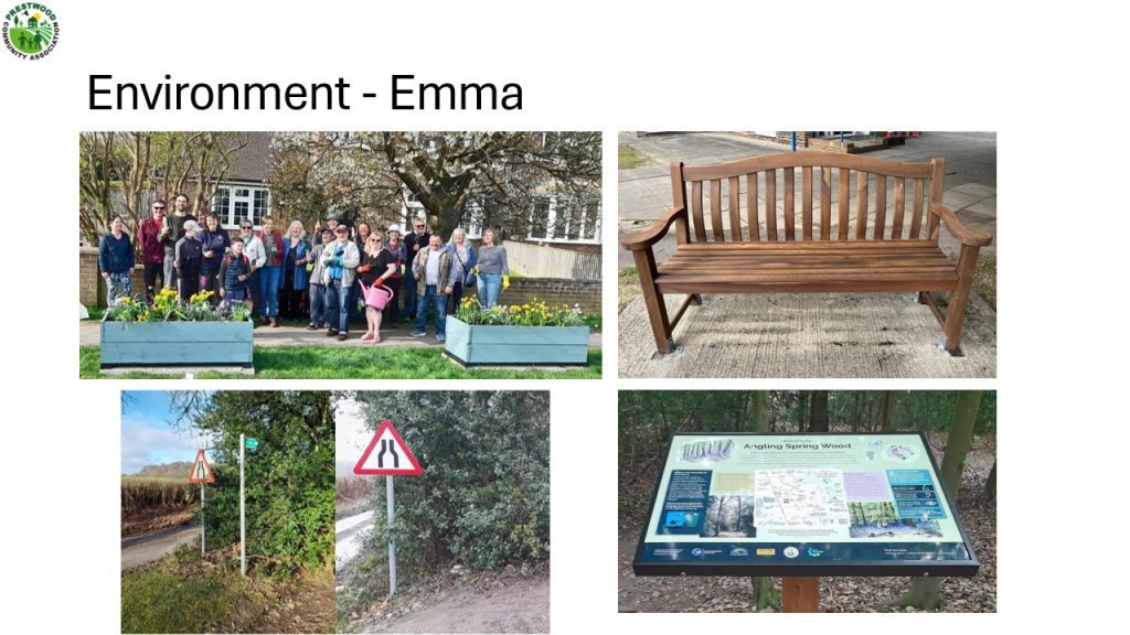 Bloom and eco projects by Prestwood Community Association 2024-25