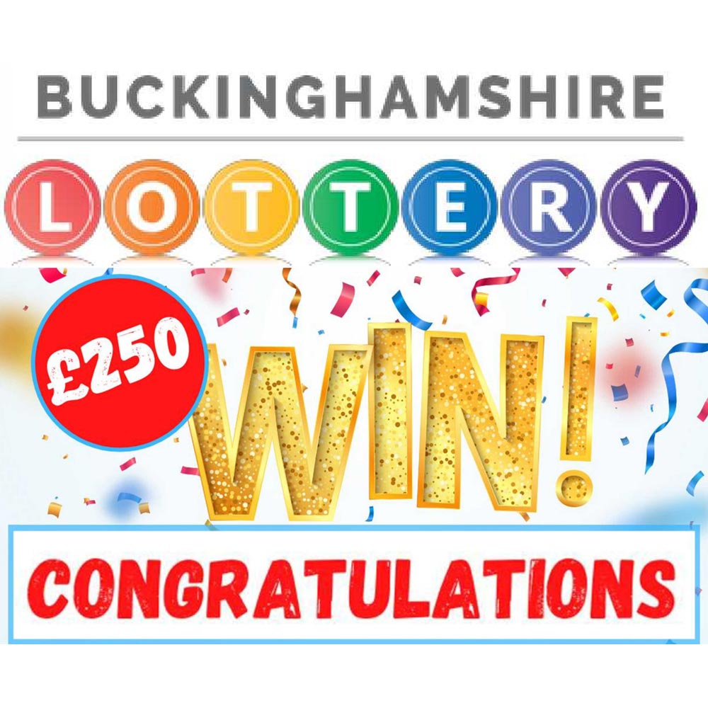 Bucks Lottery – we have a winner!