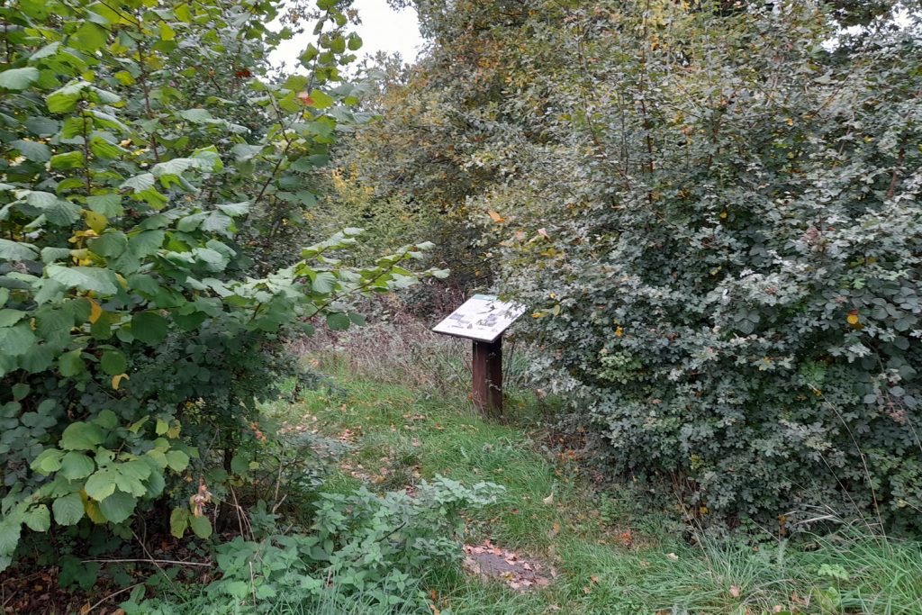 entrance to sheepwash pond prestwood