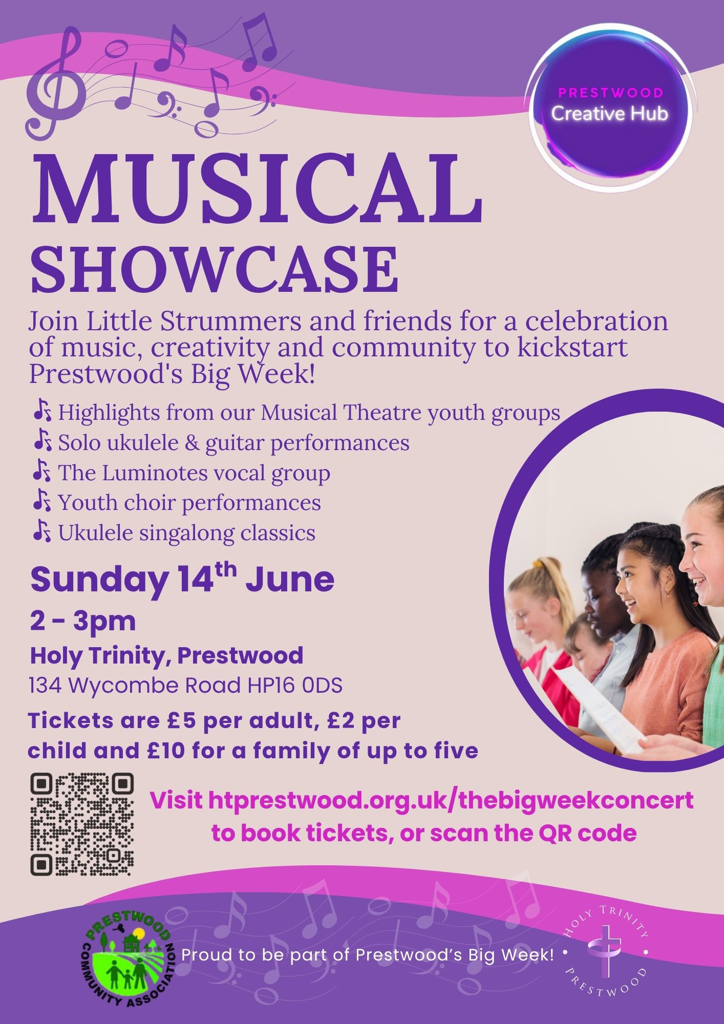 Programme for Musical Showcase, Prestwood Big Week 2026
