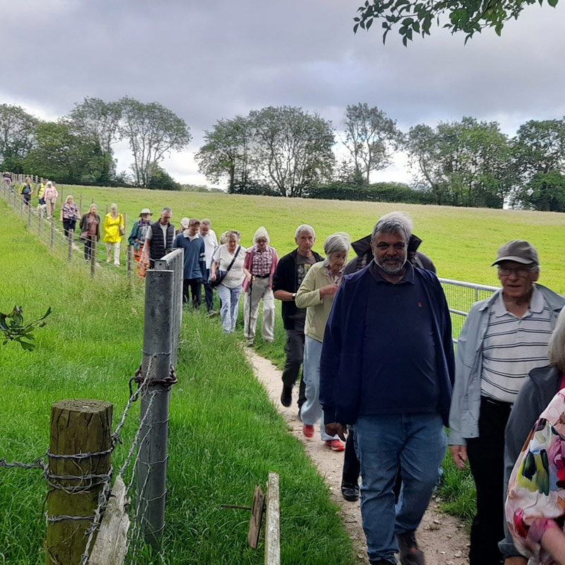 Prestwood residents enjoying Prestwood Village Walk 2026